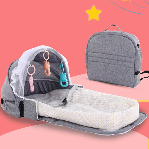 Portable Baby Infant Folding Baby Crib With Mosquito Net